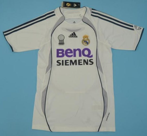 CAMISETA RETRO REAL MADRID LOCAL 2006 - 07