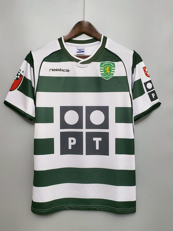CAMISETA RETRO LOCAL SPORTING LISBOA 2002-03