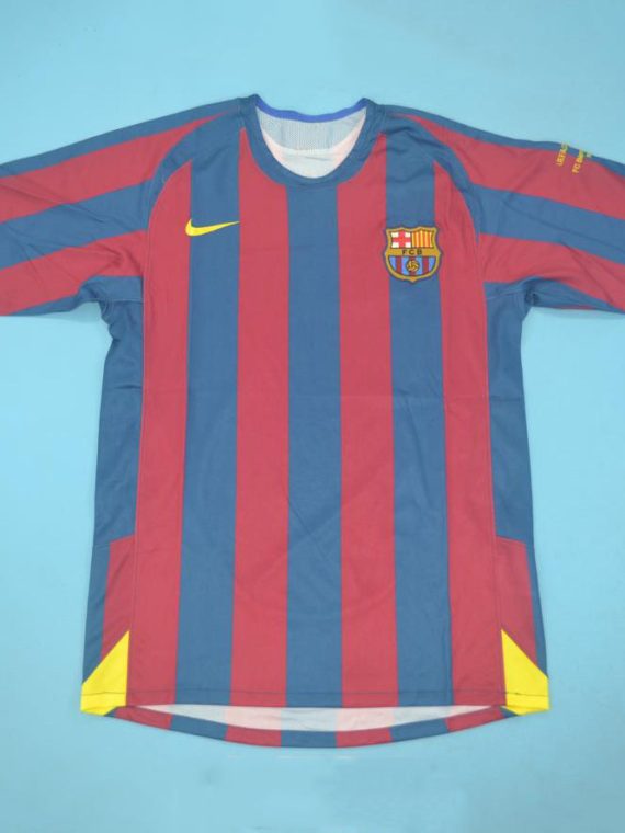 CAMISETA RETRO FC BARCELONA LOCAL 05 - 06