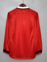 CAMISETA RETRO MANCHESTER UNITED LOCAL 99 - 00 MANGA LARGA