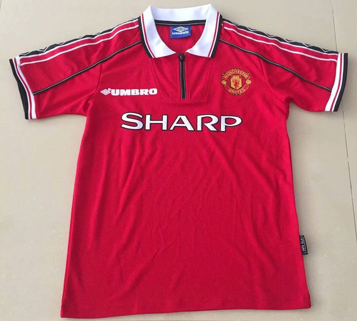 CAMISETA RETRO MANCHESTER UNITED LOCAL 98 - 99