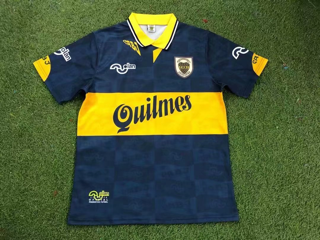 CAMISETA RETRO BOCA JUNIORS LOCAL 95 - 96