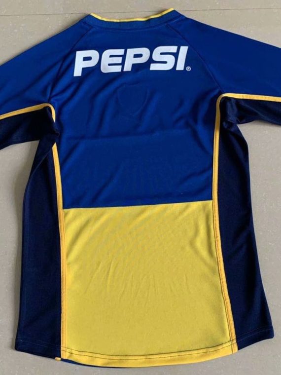 CAMISETA RETRO BOCA JUNIORS LOCAL 2002