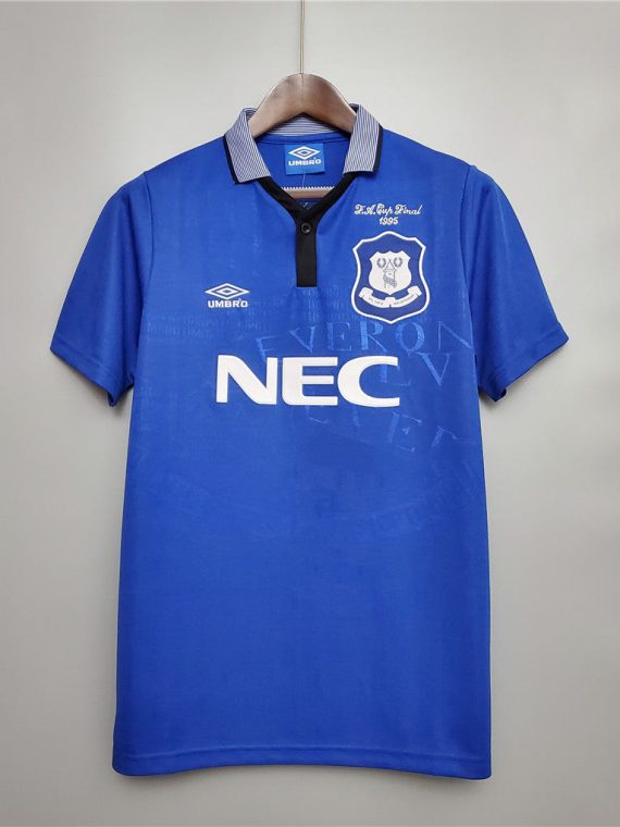 CAMISETA RETRO EVERTON FINAL FA CUP 1995