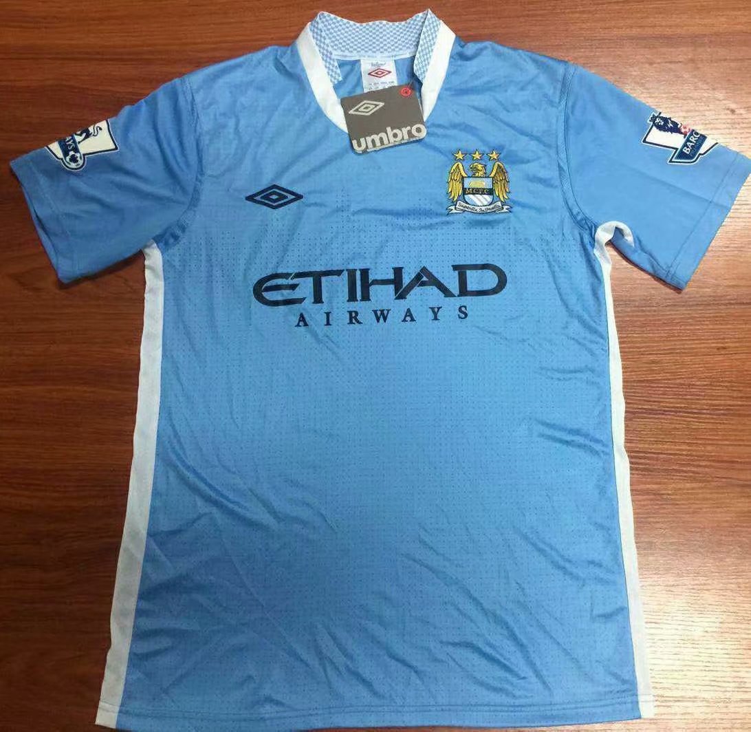 CAMISETA RETRO MANCHESTER CITY LOCAL 2011 - 12