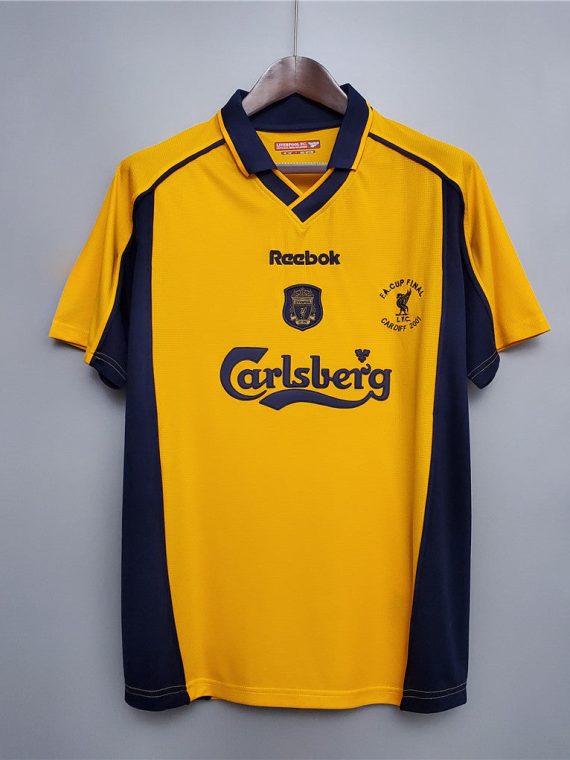 CAMISETA RETRO VISITA LIVERPOOL FINAL FA CUP 2001