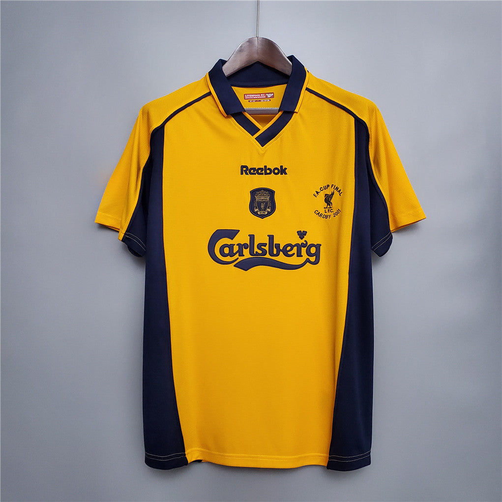 CAMISETA RETRO VISITA LIVERPOOL FINAL FA CUP 2001