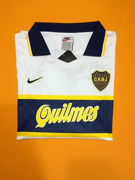 CAMISETA RETRO BOCA JUNIORS VISITA 96 - 97